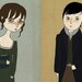 Lizzy and Darcy - Two 5 x 7 Illustration Prints