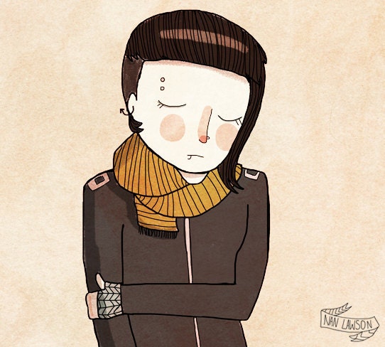 Lisbeth  - 5 x 7 Illustration Print