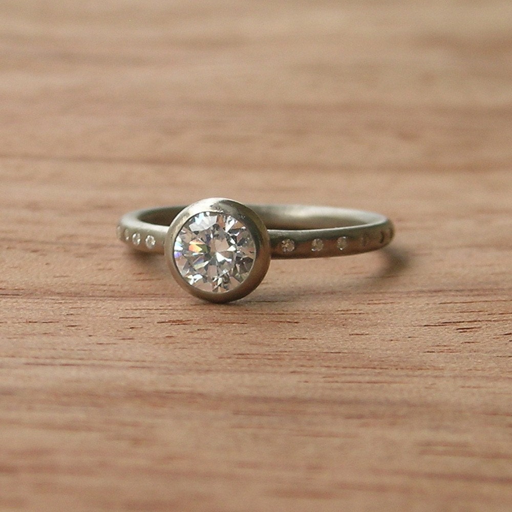Solitaire Conflict Free Moissanite Ring