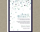 Confetti Wedding Invitations