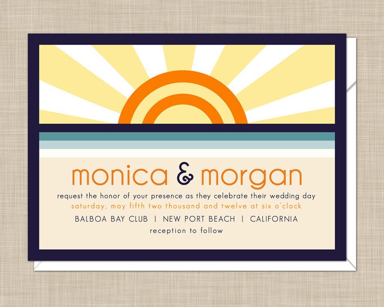 Beach Wedding Invitations
