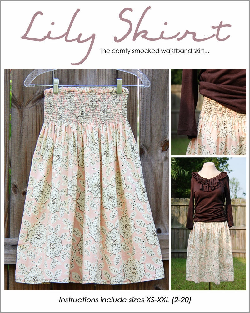 The Lily Skirt - PDF Sewing Pattern