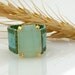 Valentine's Day SALE- Green woven ring