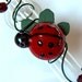 Glass Ladybug Suction Window Bud Vase Rooting Vase
