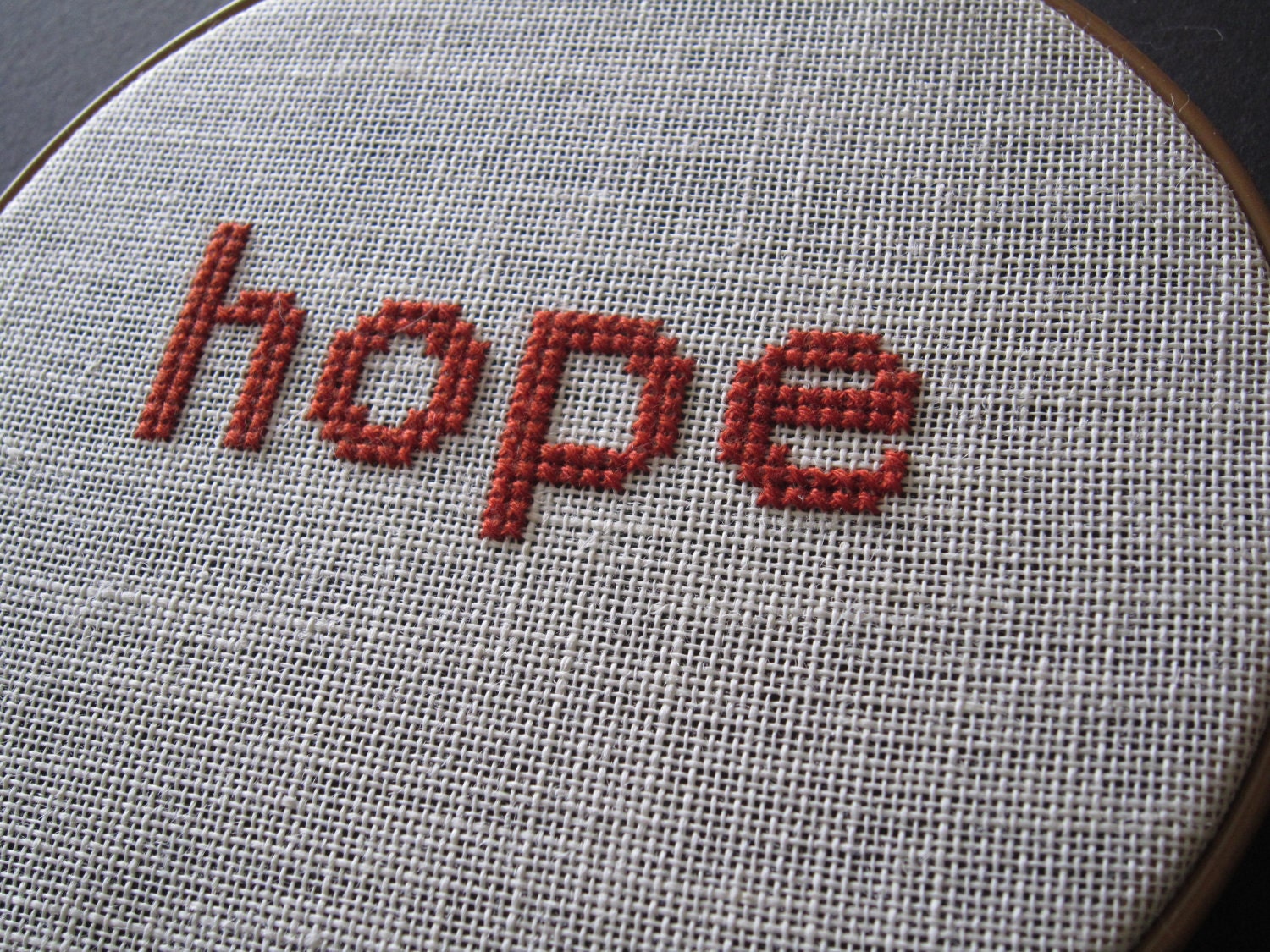 Hope modern cross stitch