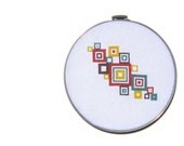 Mod squares modern cross stitch pattern