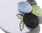 Wallflowers modern cross stitch