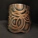 Etched Copper Cuff - Galaxy Design - Oxidized Copper Bracelet  - handmade  copper jewelry