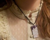 Apple Blossom Pendant and Cord