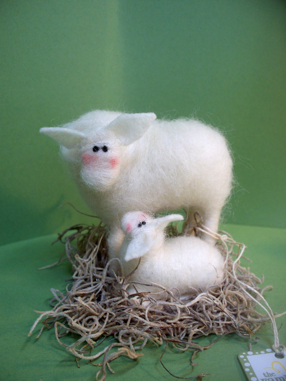 Mother's Day Sheep Mom and Lamb Figurine