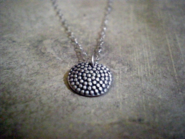 Delicate silver pendant neckalce, fine silver pendant