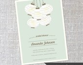 Paper Lanterns - Custom Party Invitation