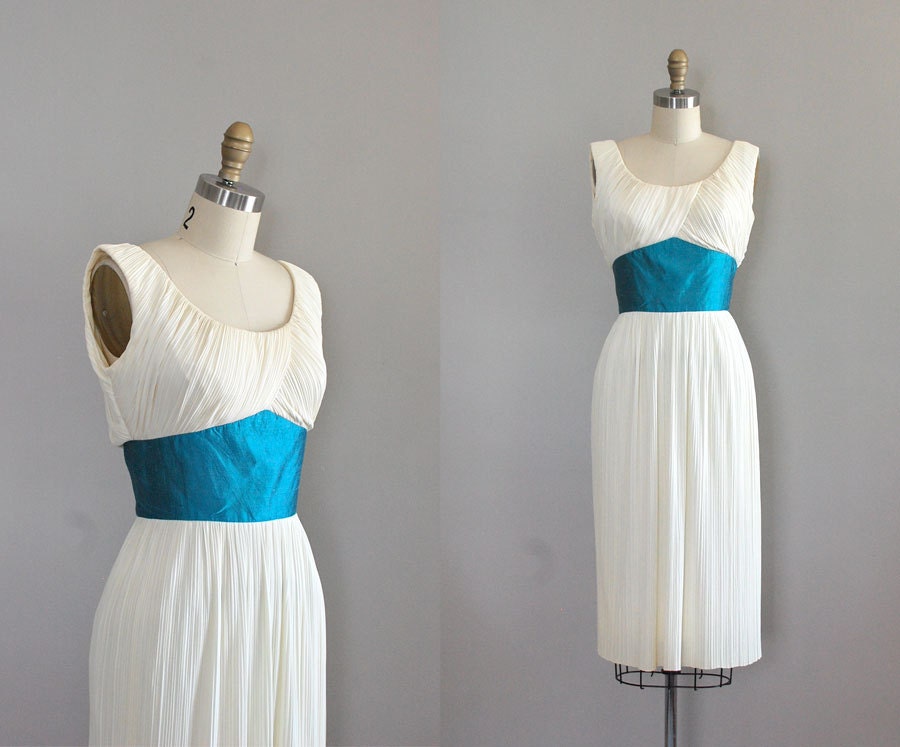 60s dress / grecian dress / Aegaen Goddess dress