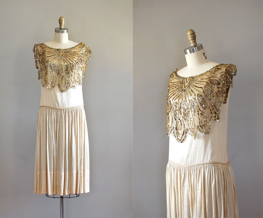 silk 20s dress / 1920s dress / Gypsy Moth dress