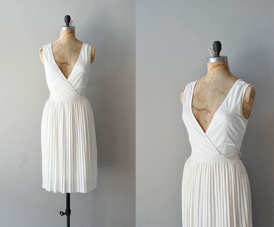 1970s jersey dress / grecian dress / goddess dress