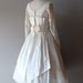 r e s e r v e d...50s lace wedding dress / 1950s wedding dress / That Magic Moment dress
