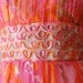 1960s dress / 60s dress / silk floral chiffon / Light the Way