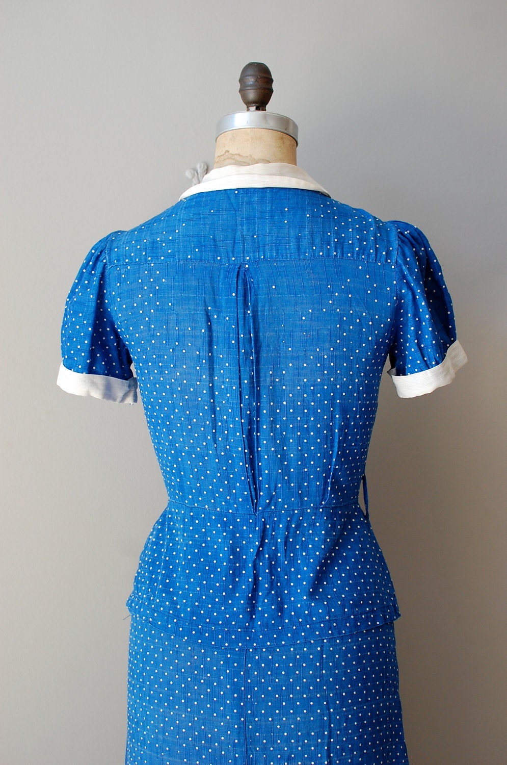 1930s dress / 30s dress / Deauville dress