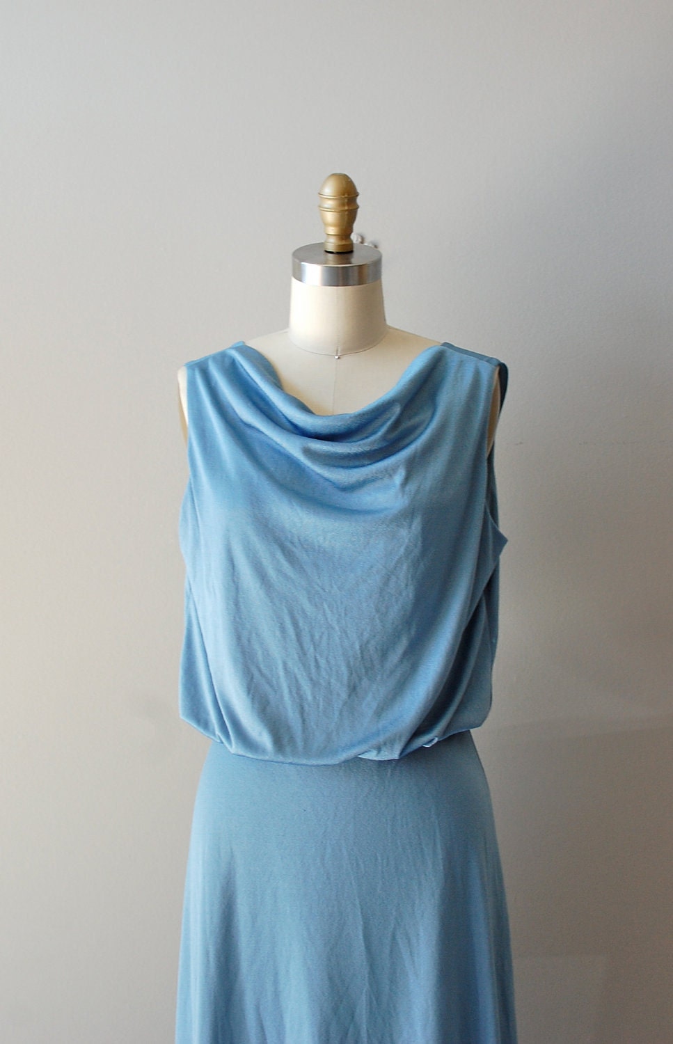 1970s jersey dress / grecian dress / Neapolis dress