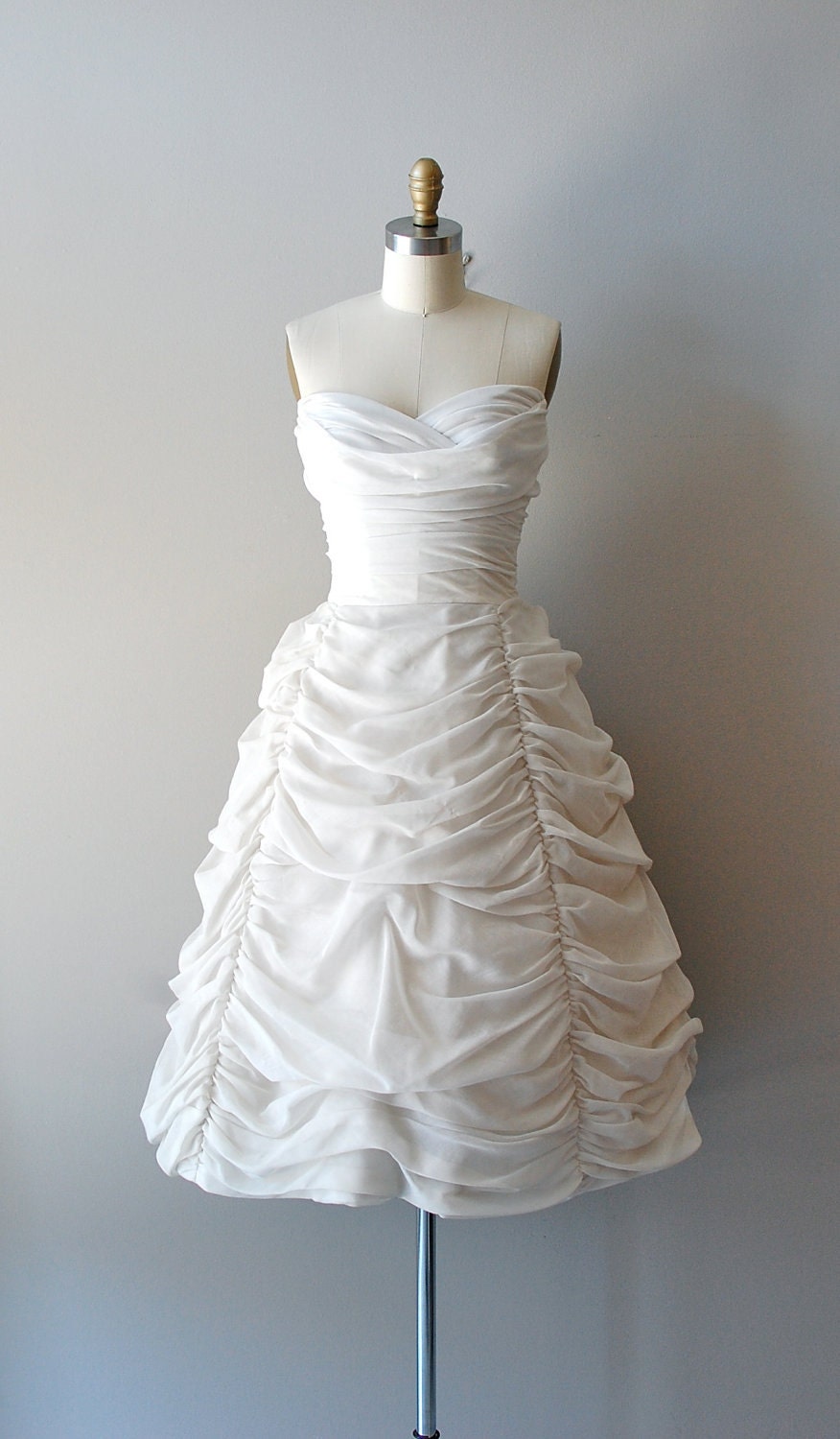 1950s wedding dress / 50s dress wedding / Cloudveil gown