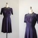 1940s dress / 40s dress / A Long Farewell dress
