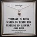 QUOTE CARD - COURAGE - Sterling Silver Necklace - A Life is Rosey Original