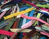 100pcs  20inch  Assorted Zippers - YKK and  Talon - All Purpose - Assorted Colors
