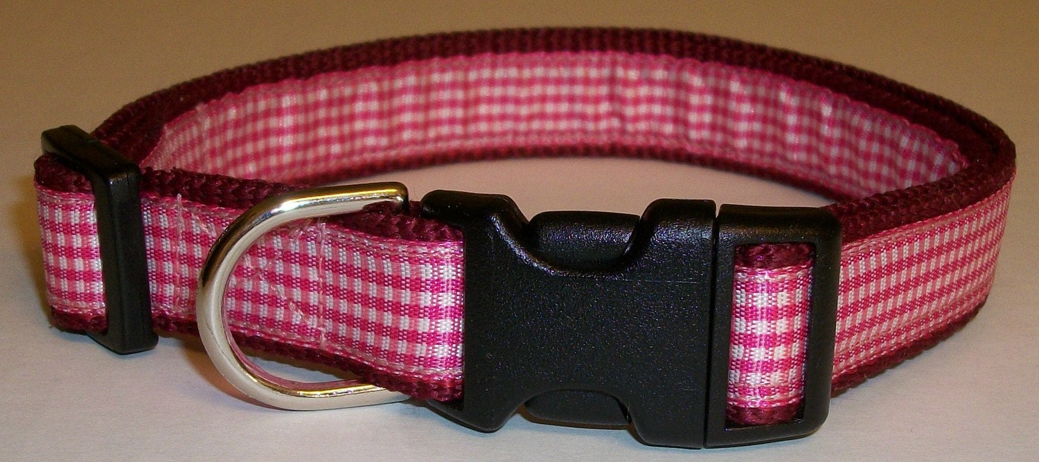 Dog Collar Adjustable Pink