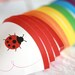 Rainbow of Bugs Birthday PRINTABLE Party Collection - You Customize EDITABLE TEXT Instant Download