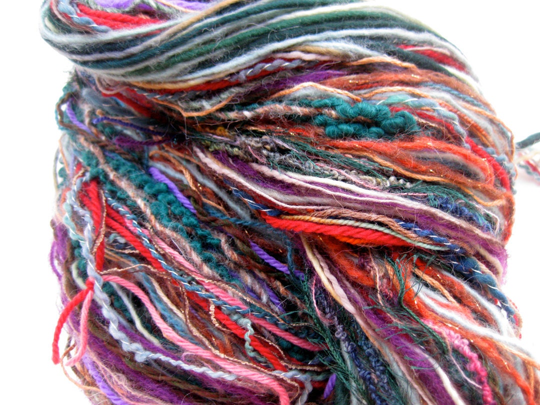 CLEARANCE SALE 40% OFF- handmade component yarn, Bohemian