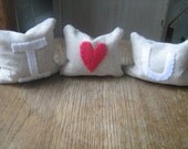 I Heart You Mini Trio of Bean Bags