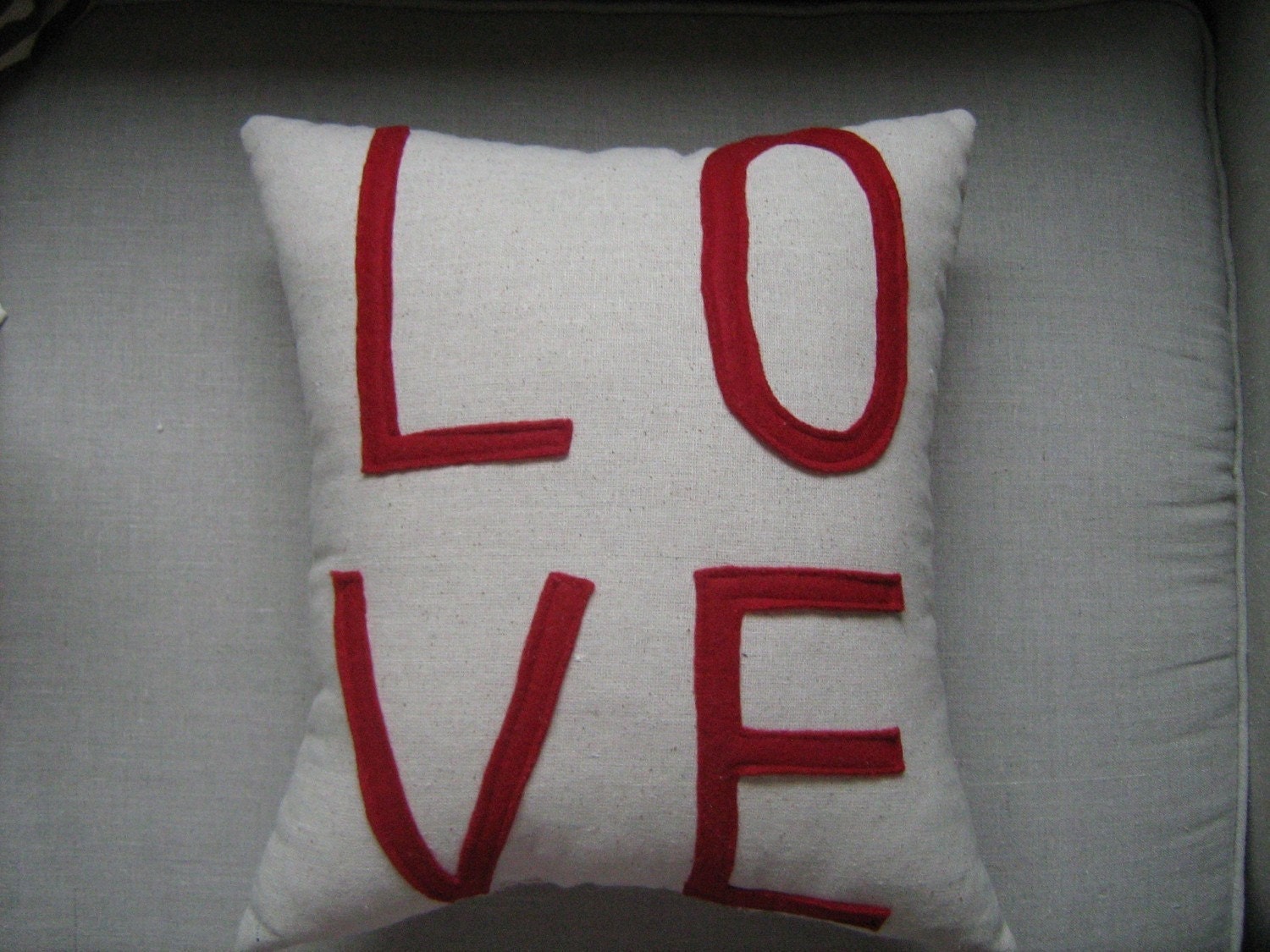 All You Need is LOVE Pillow 11x14-in Red