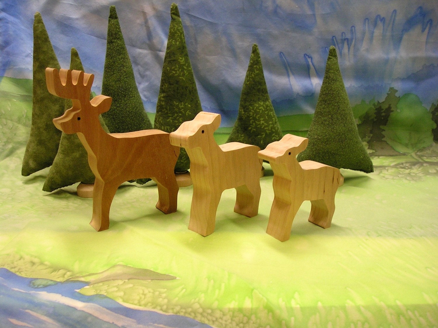 A family of deer