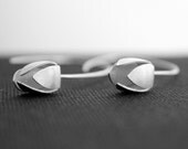 snowdrop - sterling silver handmade australian artist earrings