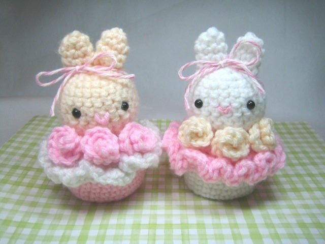 Bunny Cakes Amigurumi Pattern - PDF FILE