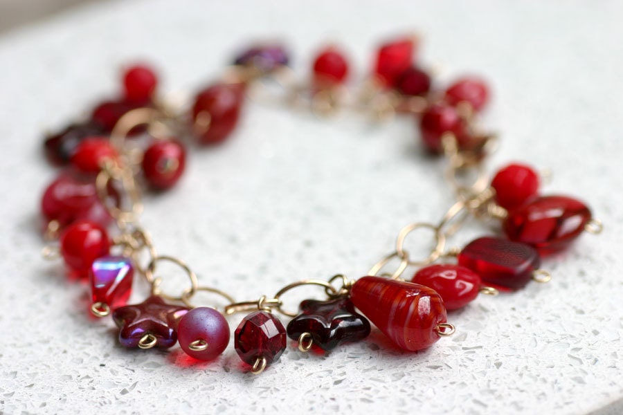 Red Joybeads Bracelet