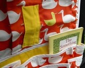 kids car seat organizer / waddling to the beat of your own yellow quack /Ready to Ship