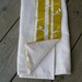 BABY blanket / organic flannel with saffron gold birch trees - fall woodland - eco friendly baby shower gift