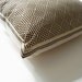 silk throw pillow cover - pillow sham vintage Vera scarf cushion / decorative geometric coffee brown unisex gift (Ready to Ship)