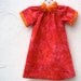 The Frida Dress - Girls Dress - Spring Kids Fashion in Raspberry Red Pink with Orange Ruffles (sizes 12 months to 5 years)