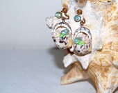 50s Shell Basket Earrings