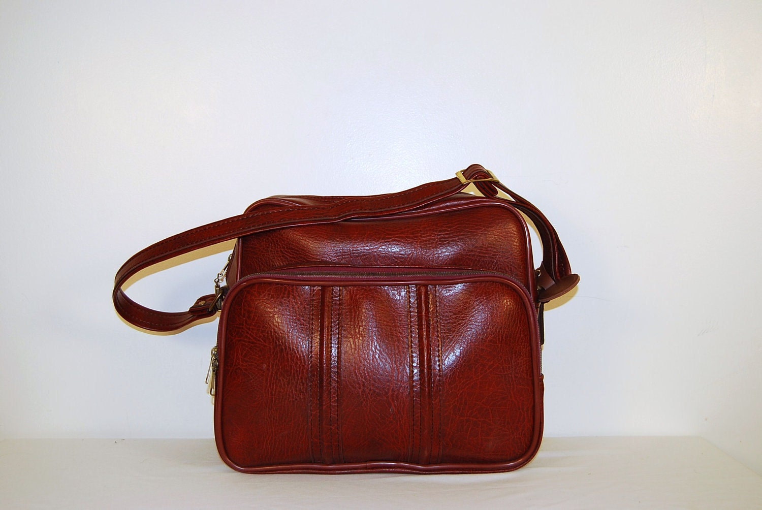 Vintage Maroon Messenger
