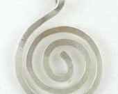 Silver Spiral Pendant