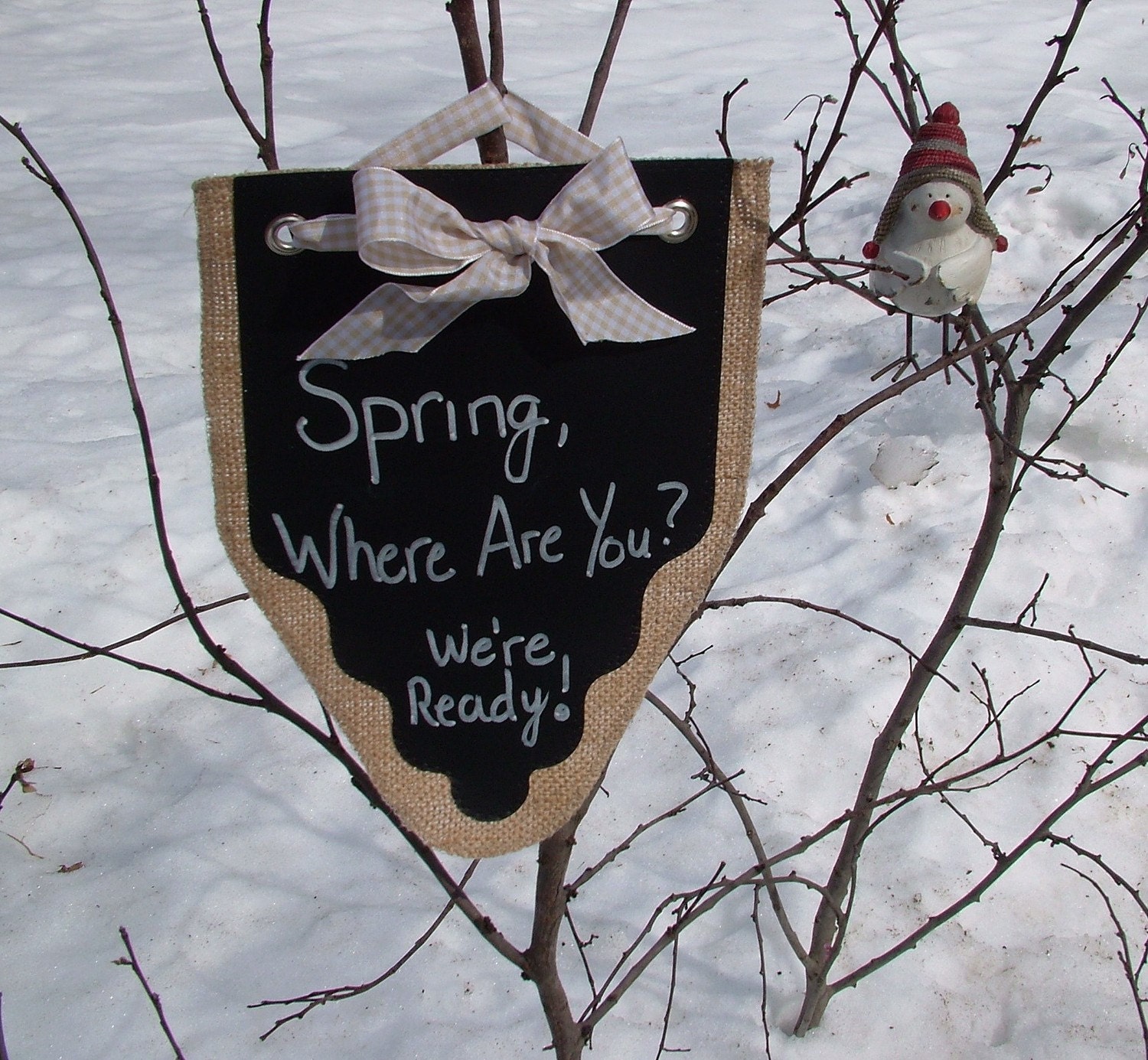 Chalk Cloth Burlap Banner ... Bunting ... Label ... Sign to Customize Again and Again