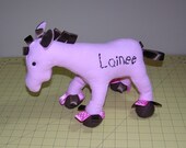 Horsey the stuffed soft pony, horse, with tags and personalization