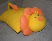 The sleepless lion pillow