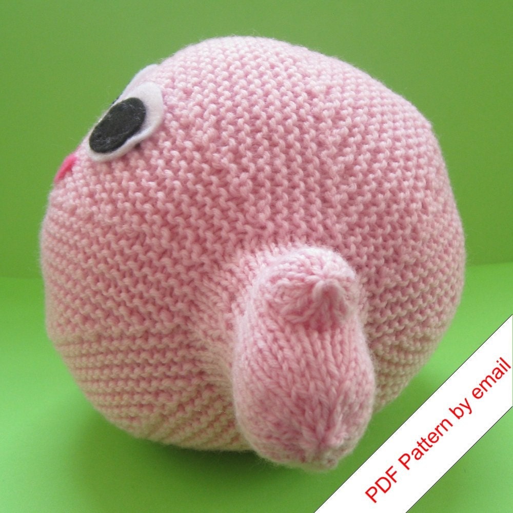 PDF Toy Monster Knitting Pattern. Make your own Hug Monster.