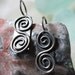 Sterling Silver Swirl Earrings
