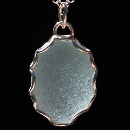 English Loop Sea Glass Pendant