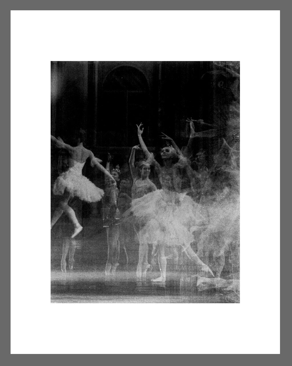 Black and White Ghostly Abstract Nutcracker Ballet  Photograph